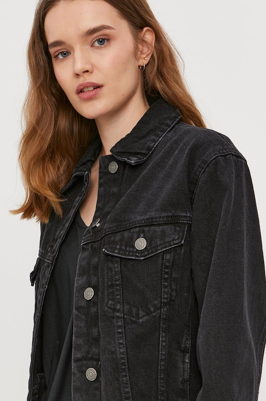 Džínová bunda Vero Moda černá 10226052