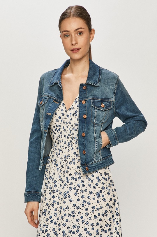 Vero Moda geacă din denim necaptusit albastru 10248564