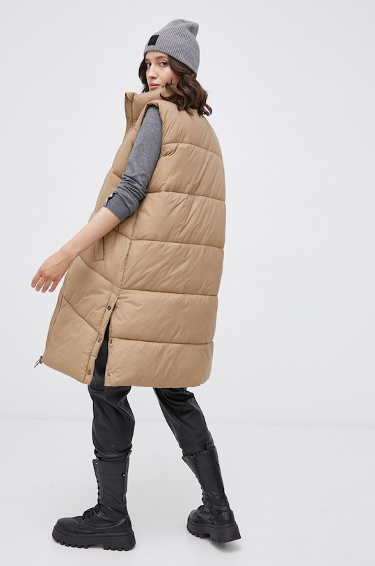 Vero Moda Bezrękawnik bez kaptura brązowy 10250638