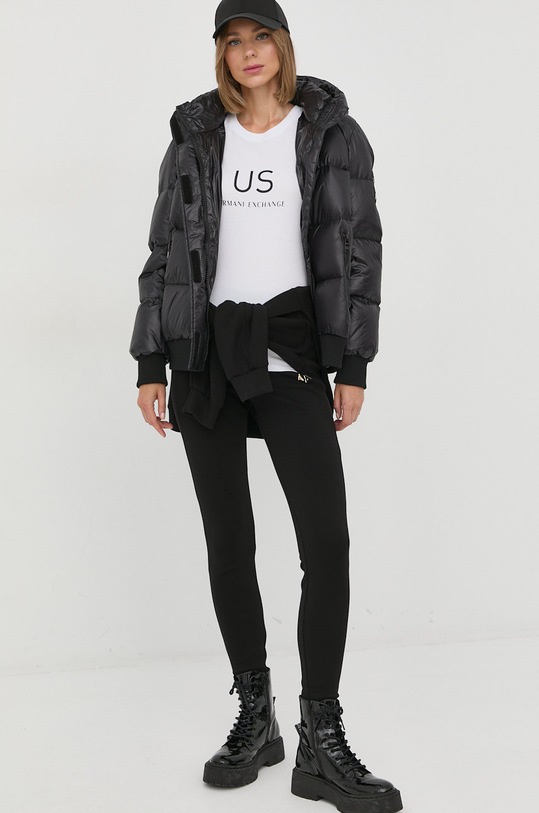 Armani Exchange kurtka puchowa 8NYB40.YNYNZ.NOS czarny AA00