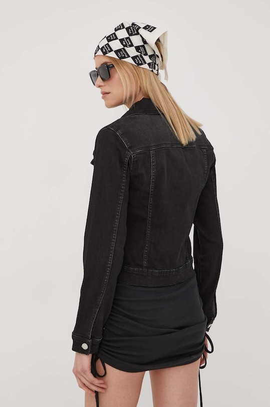 Oblečenie Rifľová bunda Vila 14071091.BlackDenim čierna