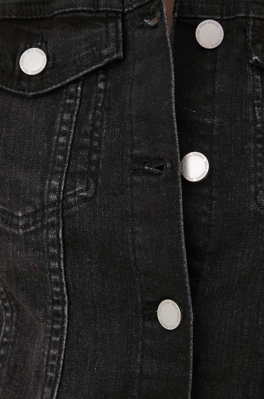 Rifľová bunda Vila 14071091.BlackDenim čierna