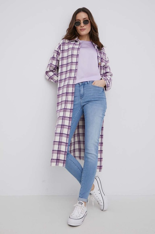 Košile Vila regular fialová 14072875.PastelLila