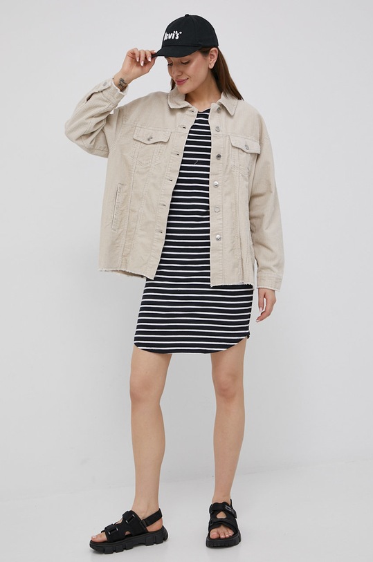 Only kurtka sztruksowa nieocieplane beżowy 15182101.SilverLini