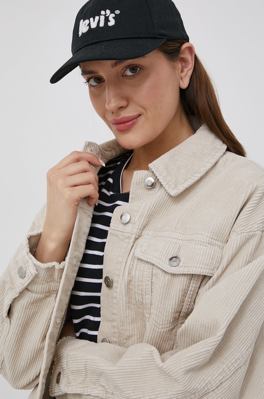 Only kurtka sztruksowa beżowy 15182101.SilverLini
