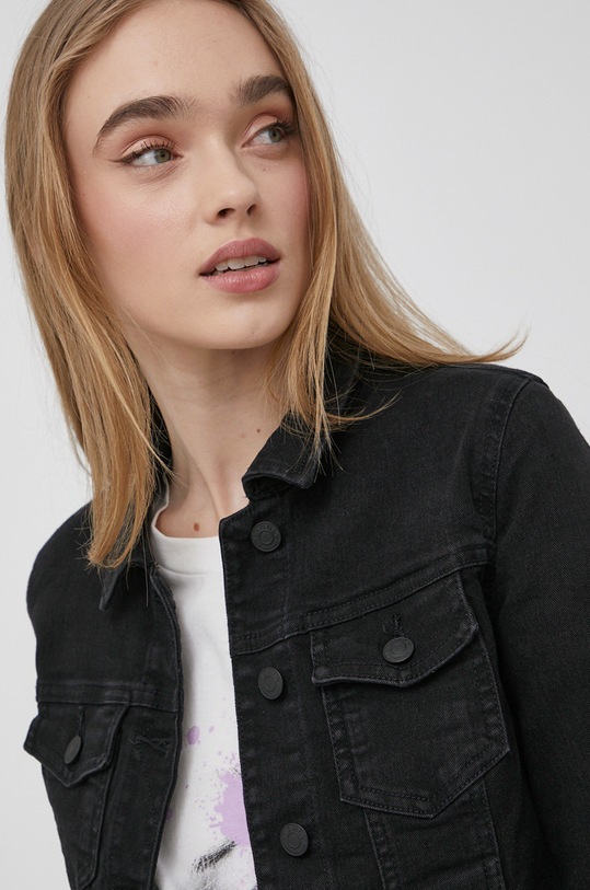 Džínová bunda Only černá 15243147.BlackDenim