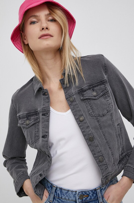 Traper jakna Vero Moda Planet friendly siva 10193085.MediumGrey