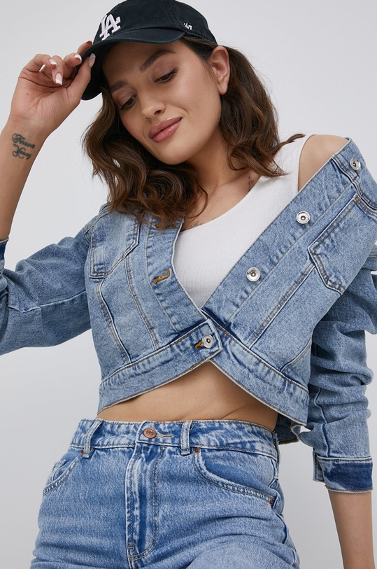 Džínová bunda Vero Moda riflovina modrá 10258263.LightBlue3