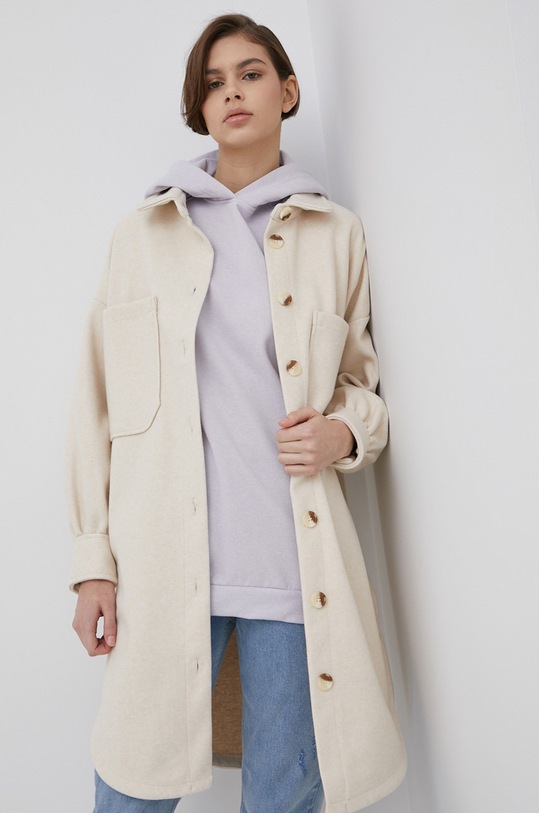 Košeľa Only relaxed béžová 15245351.WhitecapGr