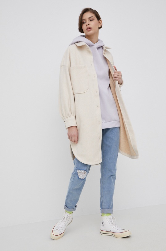 Košeľa Only 15245351.WhitecapGr béžová AA00