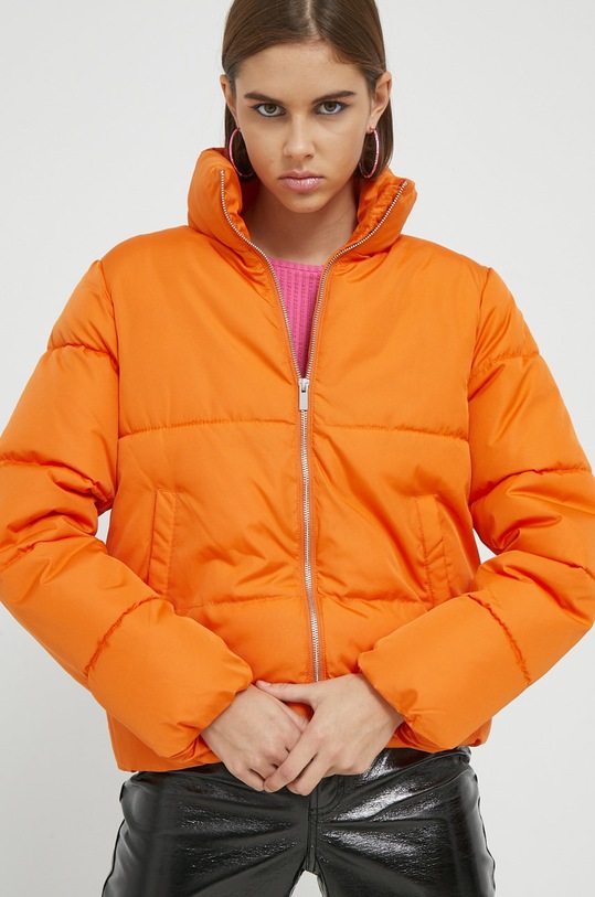 Vila kurtka bez kaptura pomarańczowy 14076559.BurntOrang