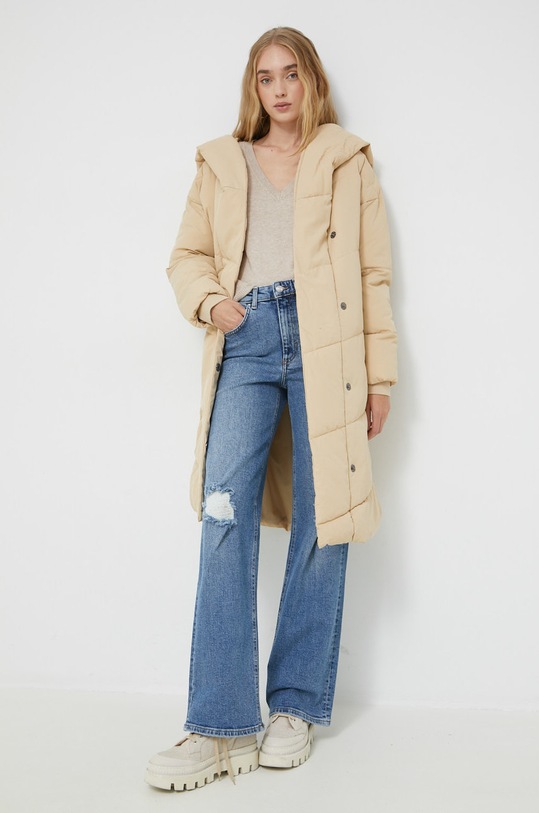 Куртка Noisy May з утепленням бежевий 27017065.IrishCream