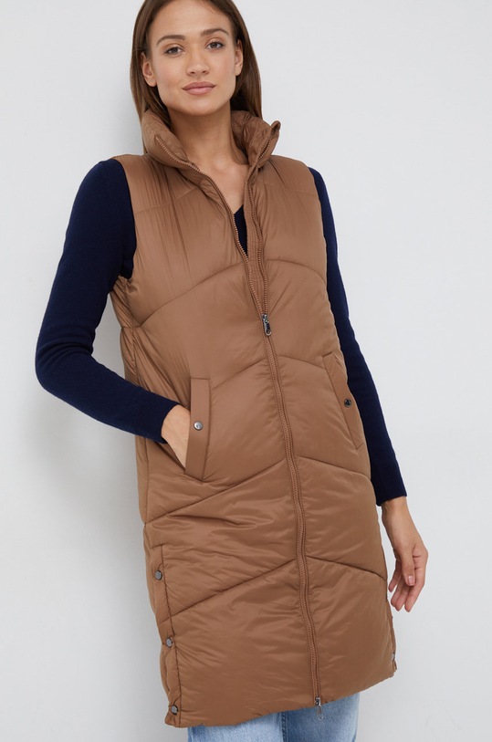 Елек Vero Moda с изолация кафяв 10273950.Aztec