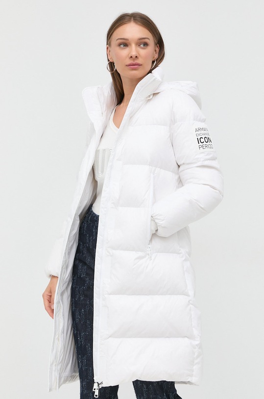 Пуховая куртка Armani Exchange с утеплением белый 8NYK50.YNYNZ.NOS