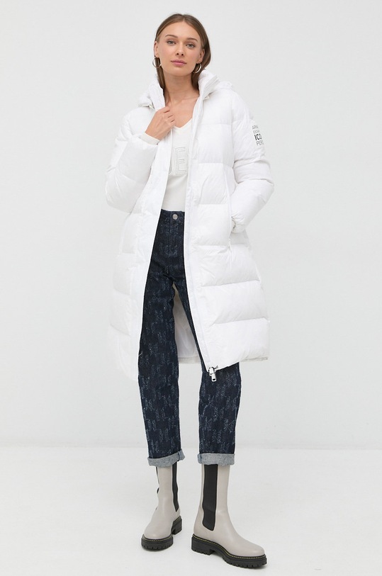 Armani Exchange kurtka puchowa 8NYK50.YNYNZ.NOS biały AA00