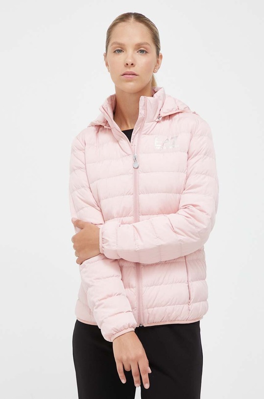 Куртка EA7 Emporio Armani з капюшоном рожевий 8NTB23.TNF8Z.NOS
