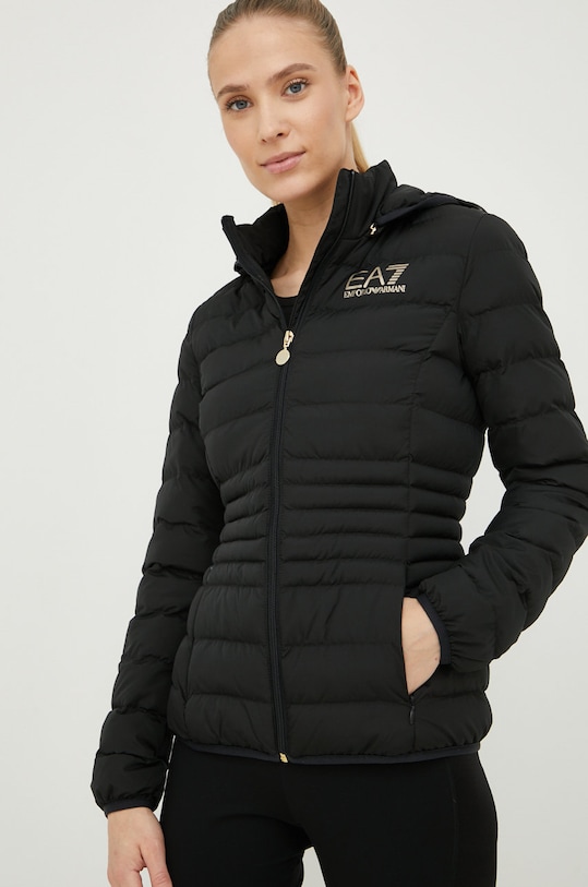 Куртка EA7 Emporio Armani з капюшоном чорний 8NTB23.TNF8Z.NOS