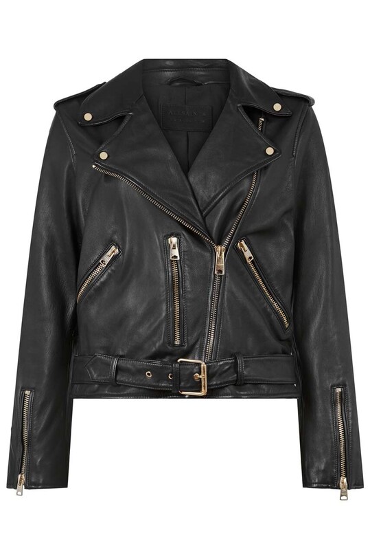 AllSaints ramoneska skórzana BALFERN BIKER WL154W