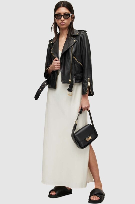 AllSaints ramoneska skórzana BALFERN BIKER WL154W