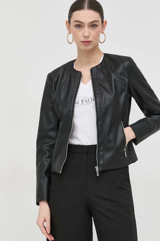Armani Exchange geaca cu captuseala negru 8NYB03.YNVLZ.NOS