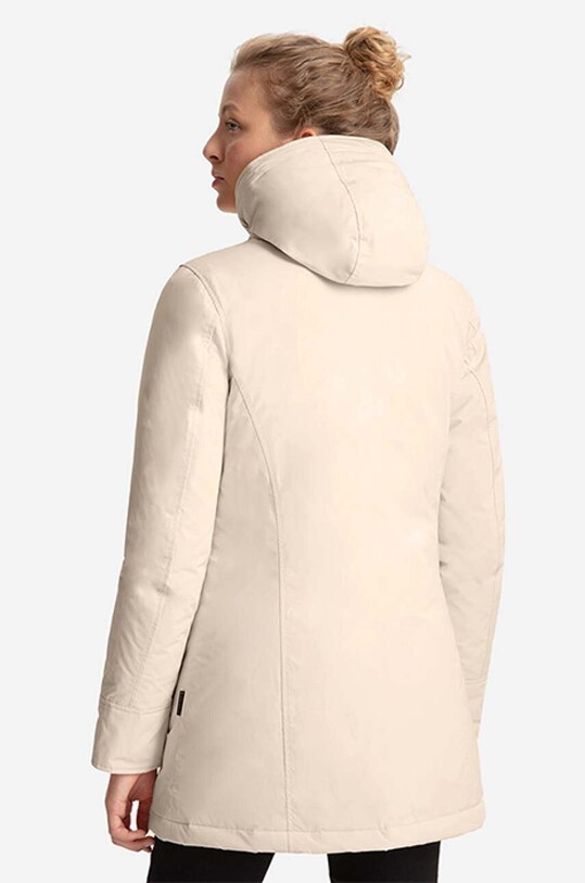 Páperová bunda Woolrich Luxur CFWWOU0541FRUT0573 béžová AA00
