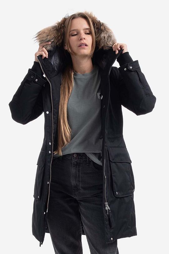 Woolrich down parka Yetna Raccoon with black CFWWOU0571FRUT1974