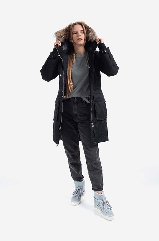 Woolrich down parka Yetna Raccoon CFWWOU0571FRUT1974 black AA00