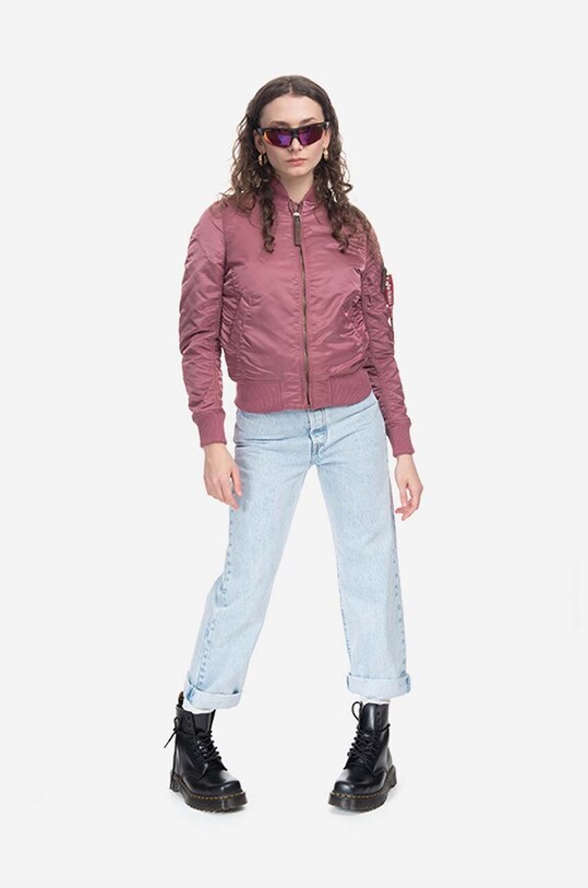 Bomber bunda Alpha Industries MA-1 VF 59 133009 60 133009.60 růžová AA00