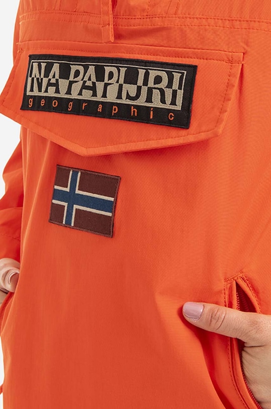Napapijri rain jacket orange NA4G7F.R1A