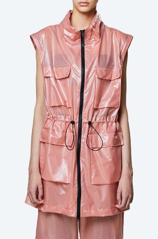 Rains parka przeciwdeszczowa Shadow Zip Off Parka 1846 1846.SHADOWBLUSH różowy AA00