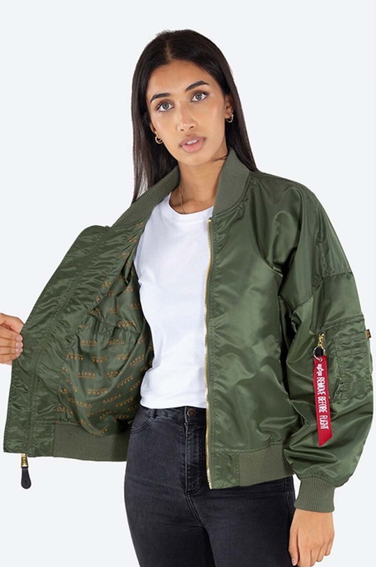 Clothing Alpha Industries bomber jacket 116001.01 green