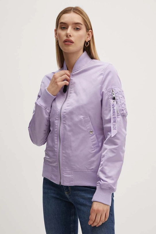 Куртка-бомбер Alpha Industries MA-1 VF LW з підкладкою фіолетовий 156001.209