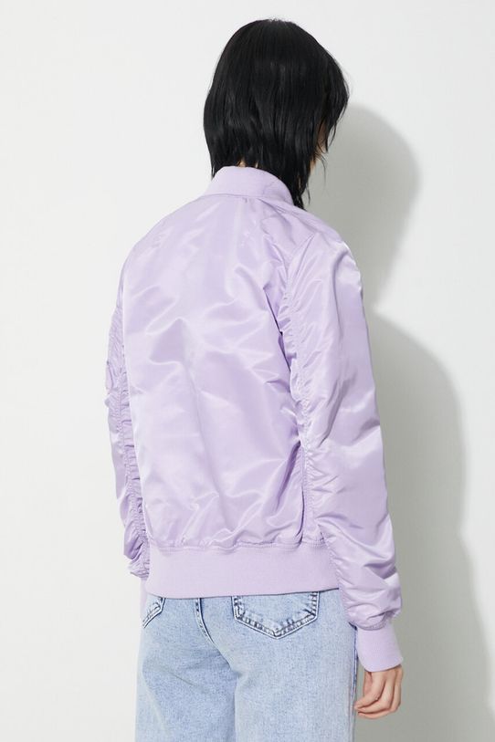 Куртка-бомбер Alpha Industries MA-1 VF LW 156001.209 фиолетовой SS25