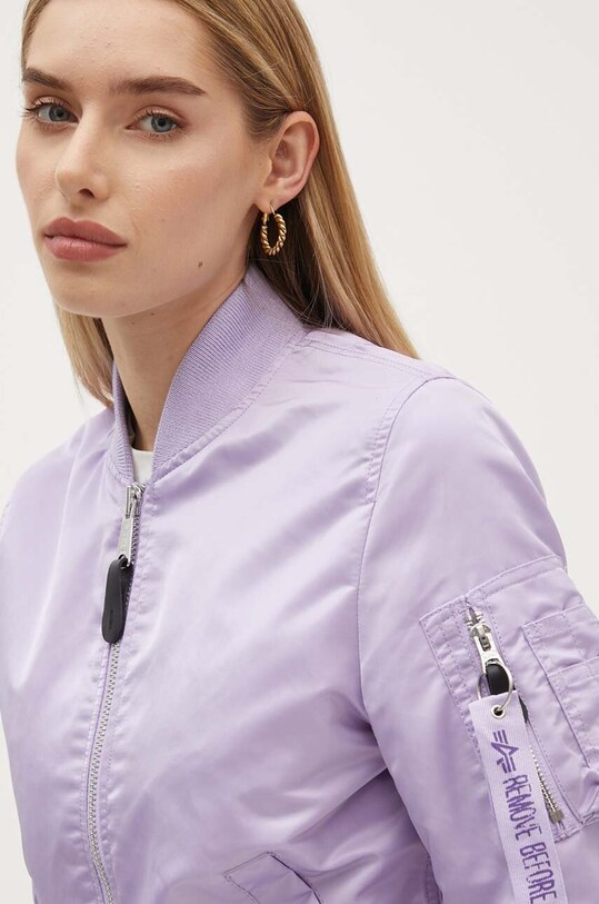 Куртка-бомбер Alpha Industries MA-1 VF LW фиолетовой 156001.209