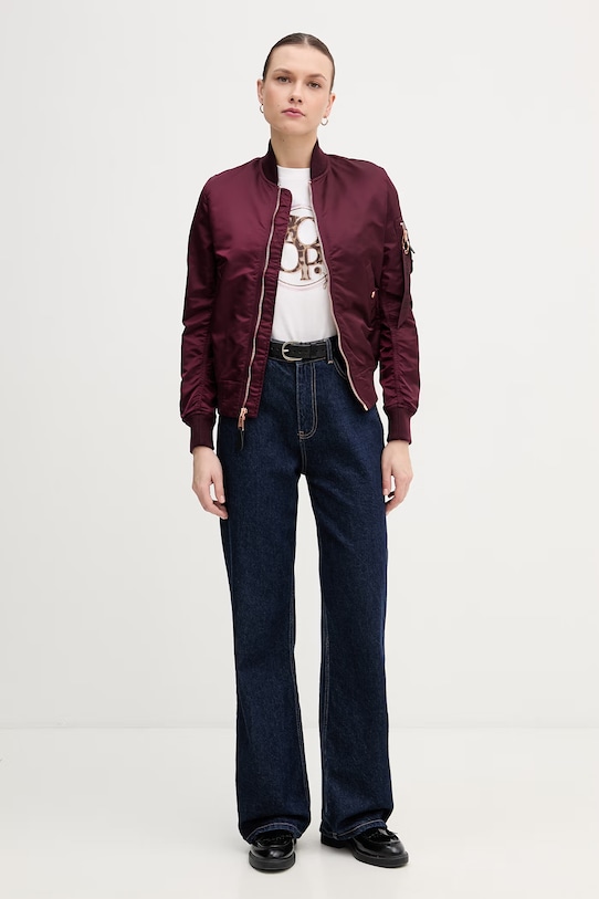 Bomber jakna Alpha Industries MA-1 VF LW 156001.209 bordo SS26
