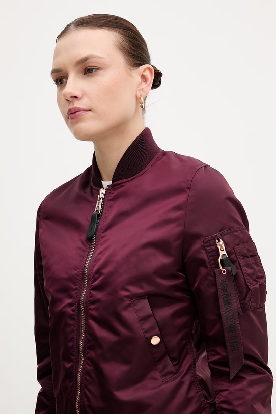 Bomber jakna Alpha Industries MA-1 VF LW bordo 156001.209