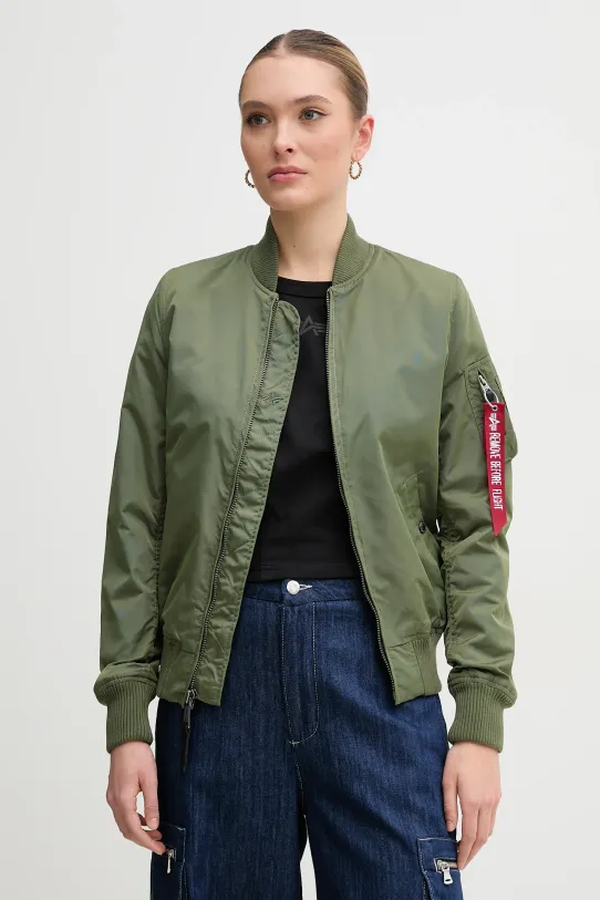 Μπουφάν bomber Alpha Industries MA-1 TT 141041 01 μεταβατικό πράσινο 141041.01