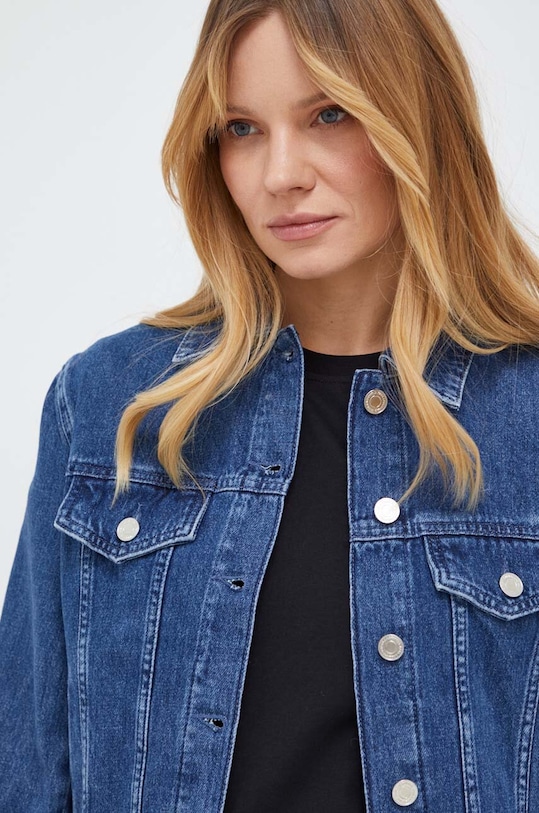 Karl Lagerfeld geacă din denim albastru 240W1401