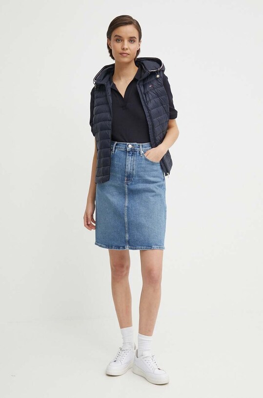 Αμάνικο από πούπουλα Tommy Hilfiger WW0WW34301 σκούρο μπλε AA00