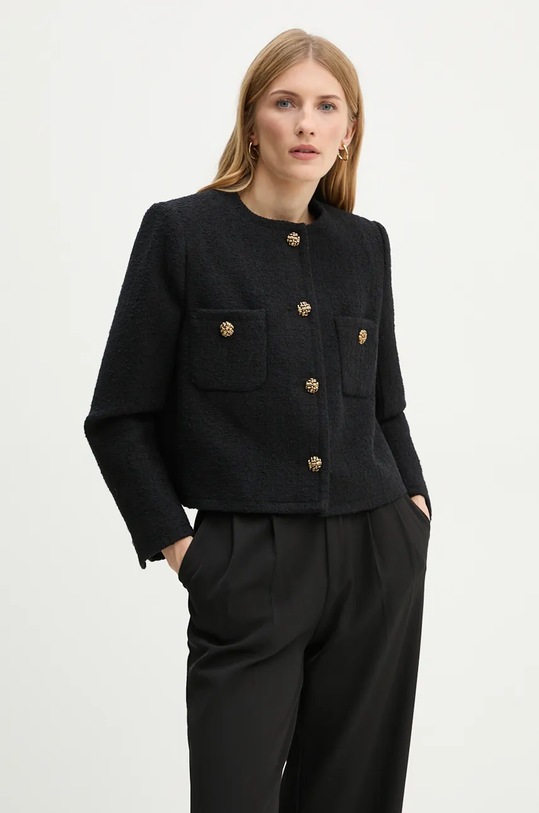 Sako s prímesou vlny BA&SH s prímesou vlny čierna 1E23MERE