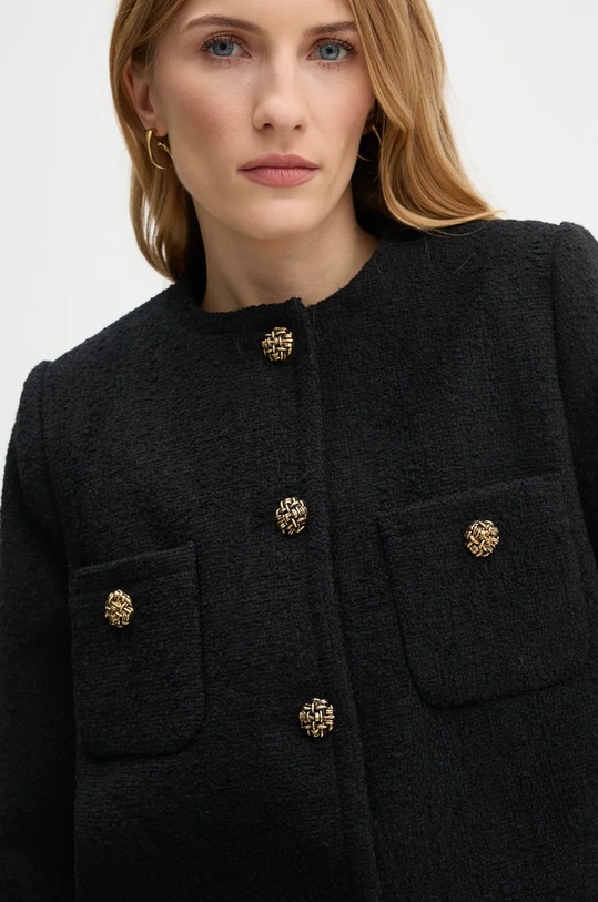 Sako s prímesou vlny BA&SH 1E23MERE čierna