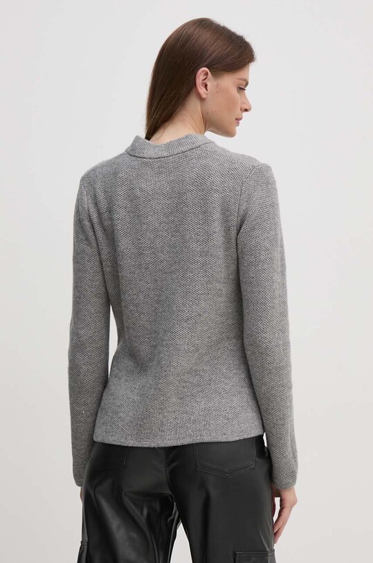 Ruházat United Colors of Benetton kardigán gyapjú keverékből 1235D6934 szürke