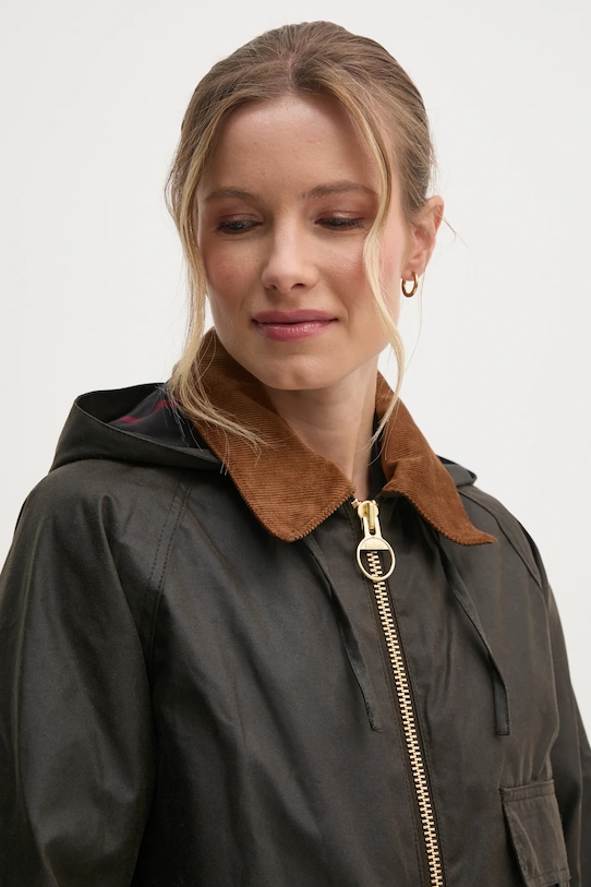 Куртка Barbour Highclere Wax Jacket LWX1262 зелёный