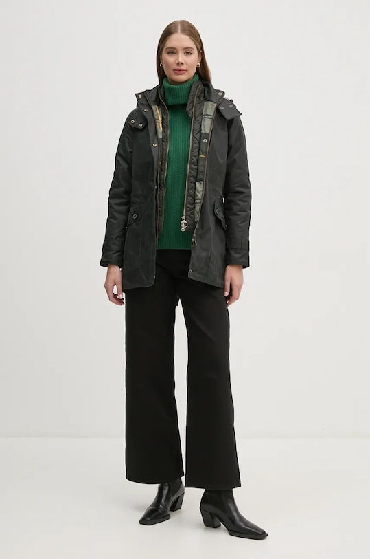 Barbour giacca Cannich Wax LWX1179 verde AA00