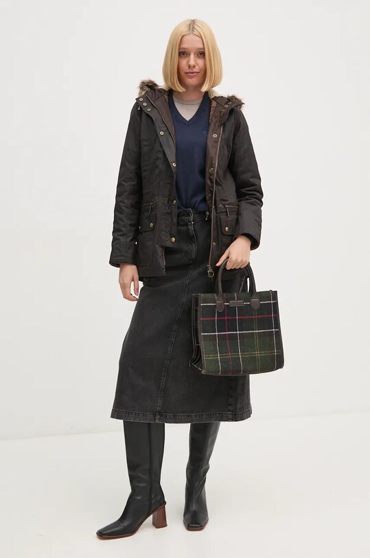 Barbour giacca parka LWX0303 marrone AA00