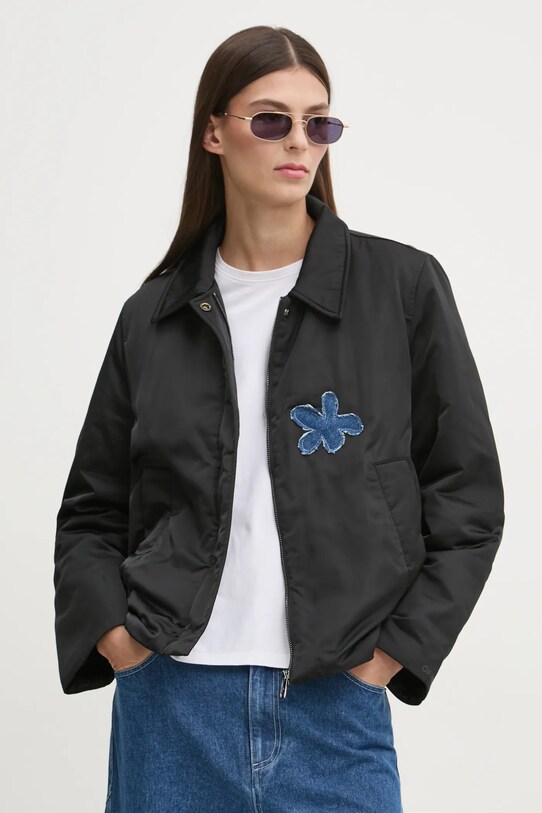 Kurtka bomber Creative Upcycling bez kaptura czarny K20K204167.9BYY.