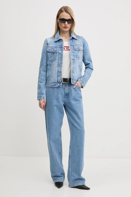 Rifľová bunda Diesel DE-BONNY JACKET A09970.09I29 modrá AA00