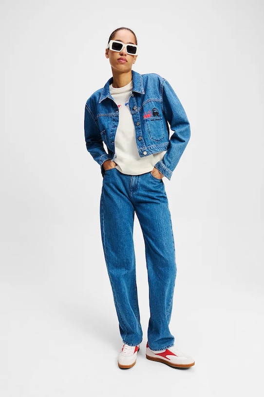 Дънково яке Karl Lagerfeld IKON син A2W14041