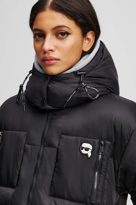 Abbigliamento Karl Lagerfeld piumino A3W15020 nero