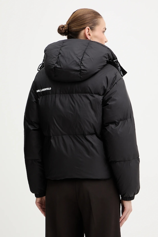 Îmbrăcăminte Karl Lagerfeld geacă de puf IKON A3W15020 negru